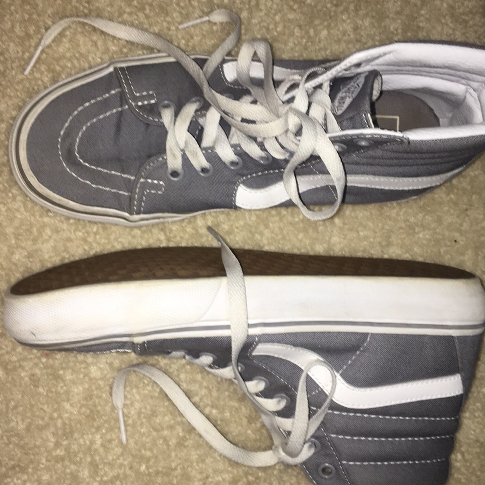 VANS OFF THE WALL Gray High top shoes